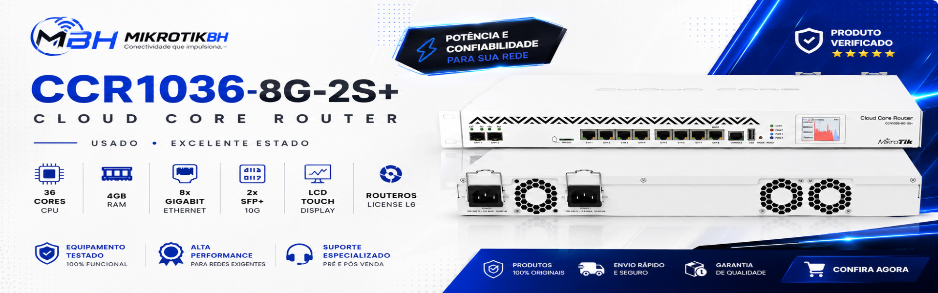 Promoção Mikrotik RB 1036